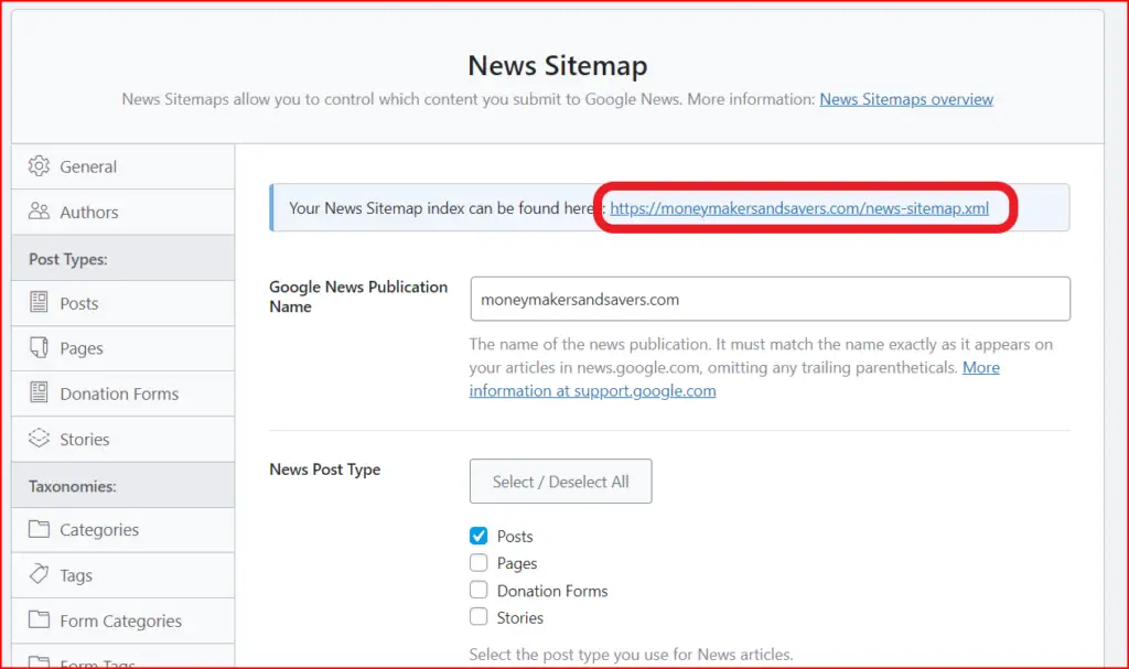 Google news sitemap 3