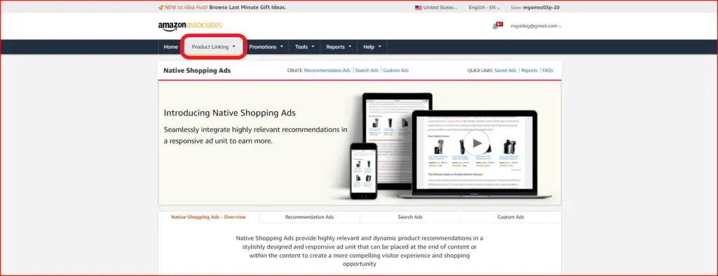 amazon native ads