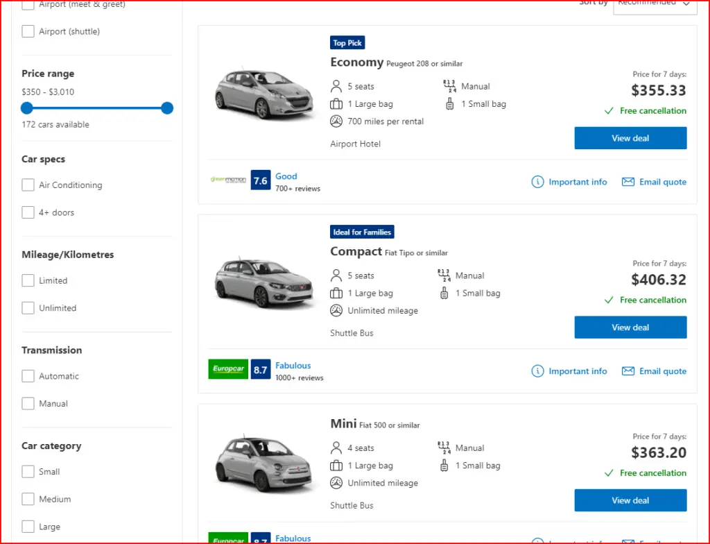 travelusave.com vs booking.com 5