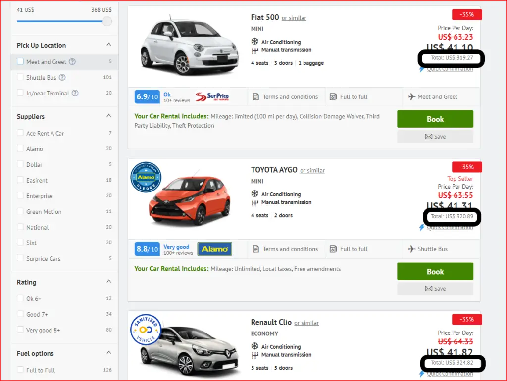 travelusave.com vs booking.com